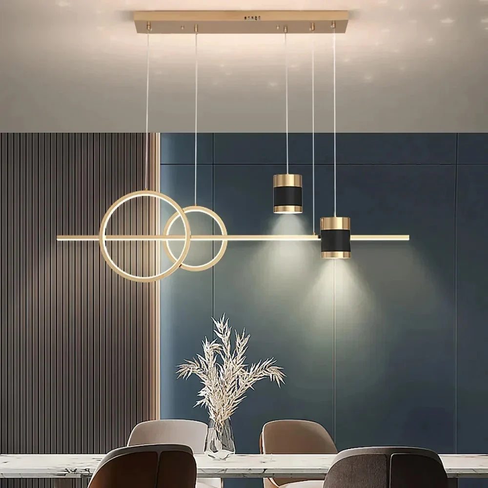 Geometric Linear Dining Room Chandelier-Sofary Lighting