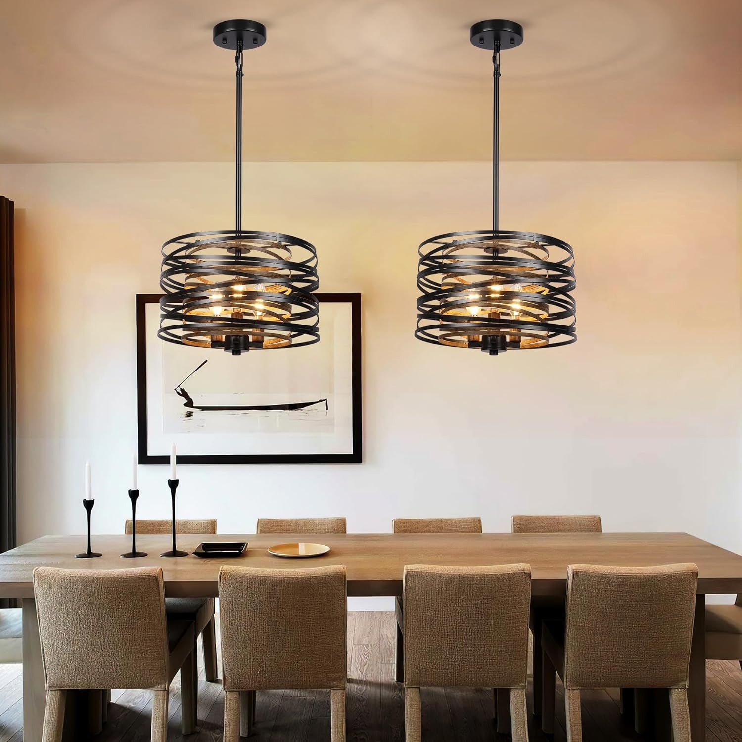 industrial-black-metal-drum-pendant-light-in-dining-room-ch417-a-20250703-sofary-lighting