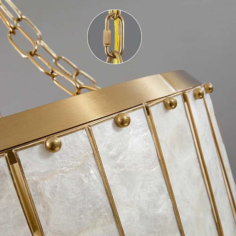 close-up-of-madelyn-modern-round-faceted-capiz-chandelier-ch447-20250801-sofary-lighting