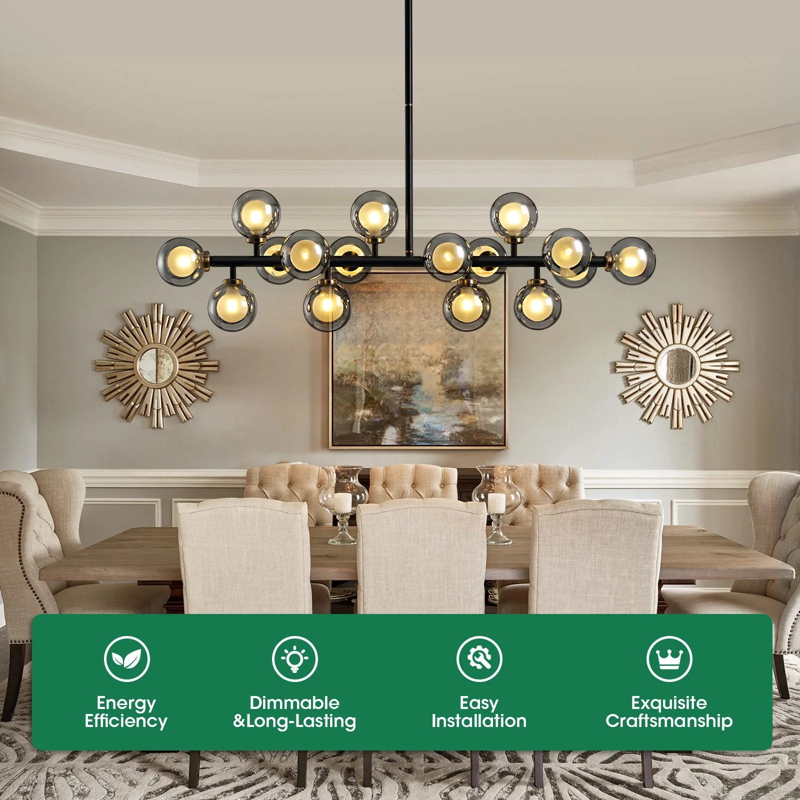 meteor-gray-globe-linear-chandelier-durable-material-sofary-lighting