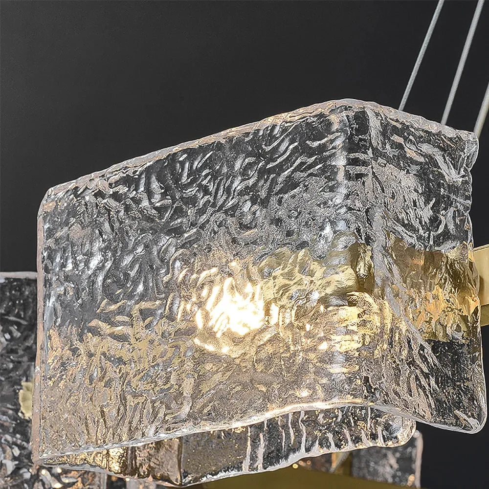 close-up-of-modern-gold-ring-chandelier-with-textured-glass-ch437-20250718-sofary-lighting