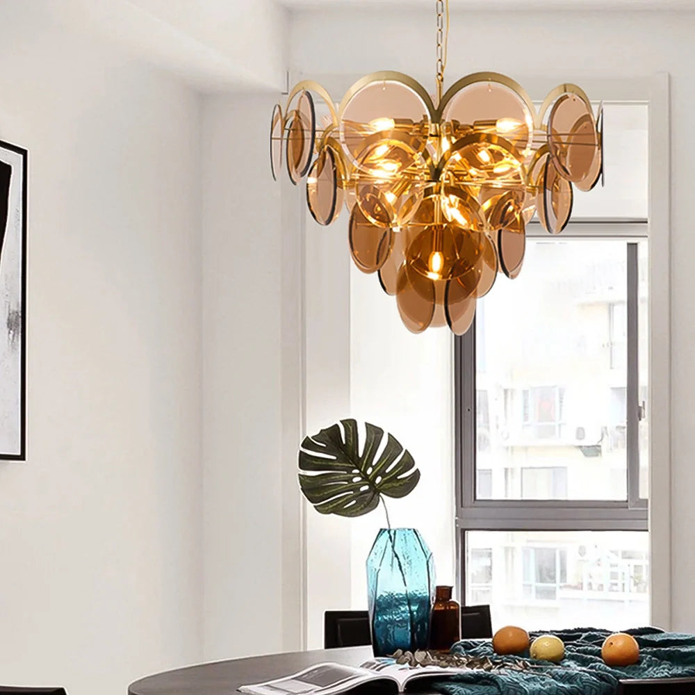 post-modern-glass-disc-chandelier-ch425-amber-style-20250710-sofary-lighting