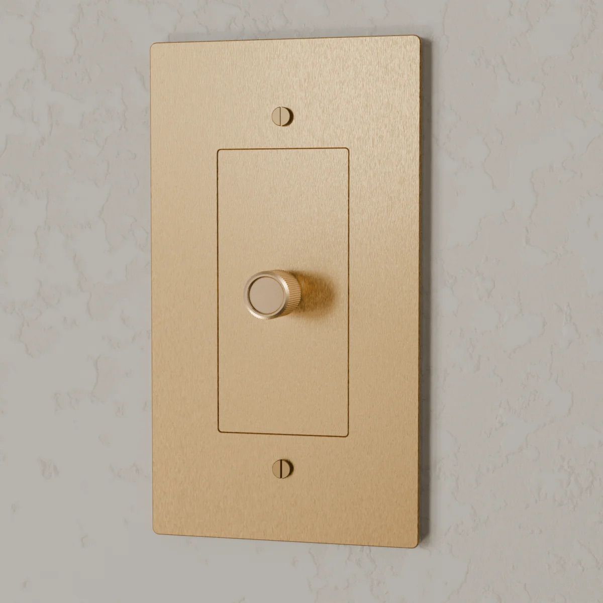 the-brass-3-way-rotary-dimmer-switch-brass-color-1-gang | Sofary Lighting