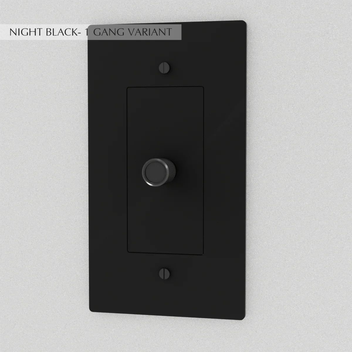 the-brass-dimmer-switch-1-gang-night-black | Sofary Lighting