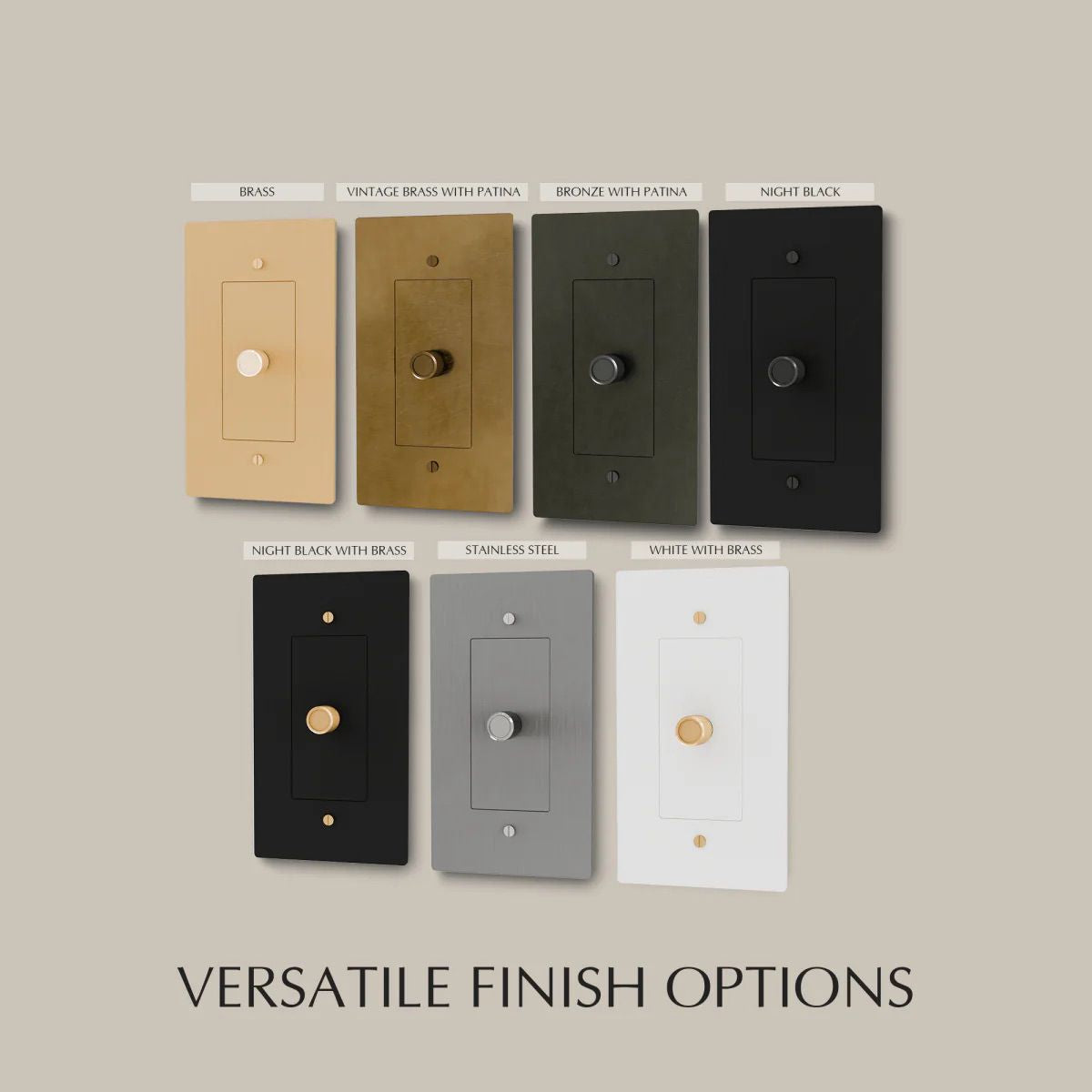 the-brass-dimmer-switch-seven-colors | Sofary Lighting