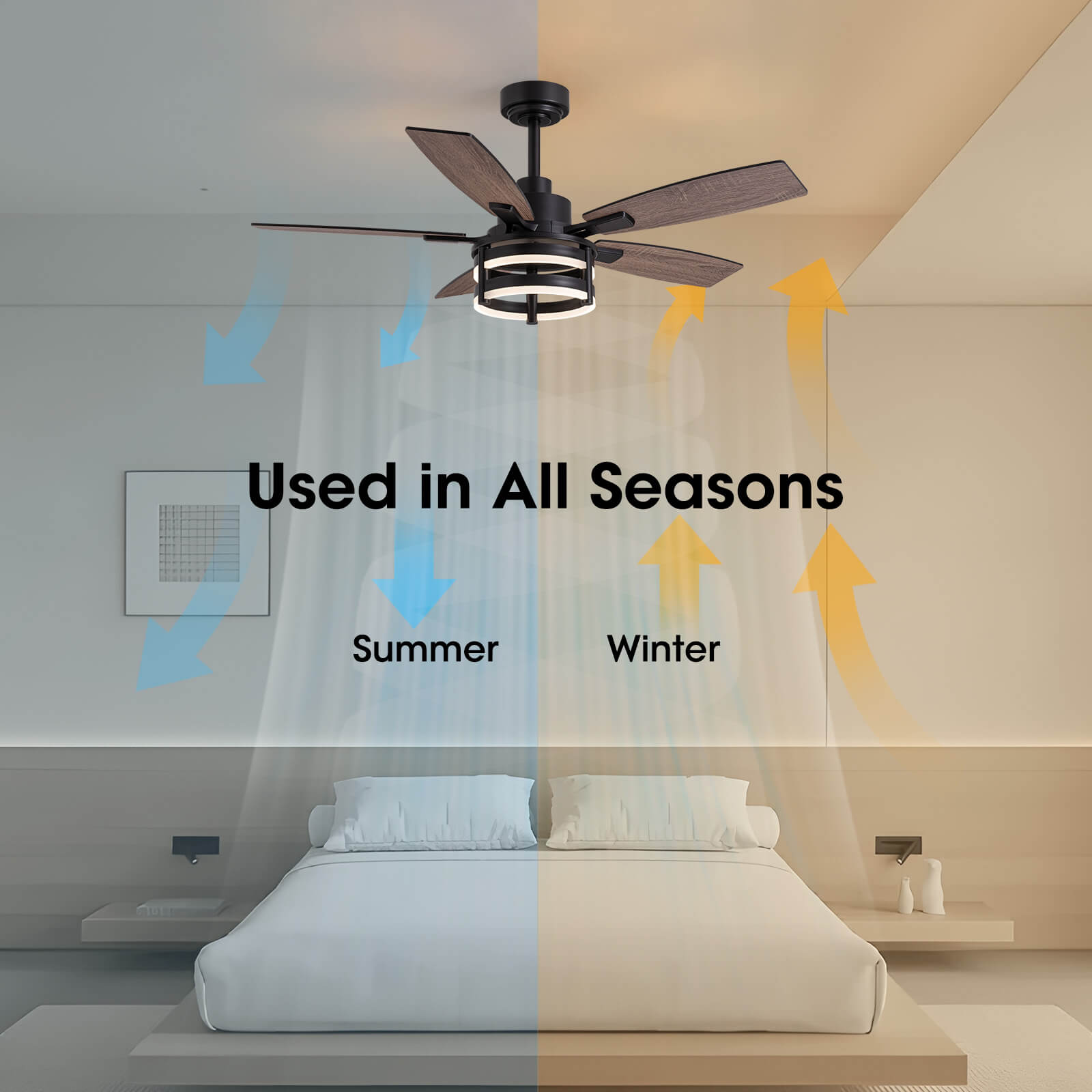 vintara-46-farmhouse-rustic-black-cage-ceiling-fan-with-led-lights-remote-for-bedroom-living-room-6