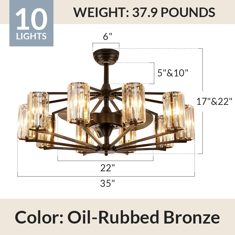 Chicago Wheel | 2023-Edition Decorative Luxury Mid-Century Modern Chandelier