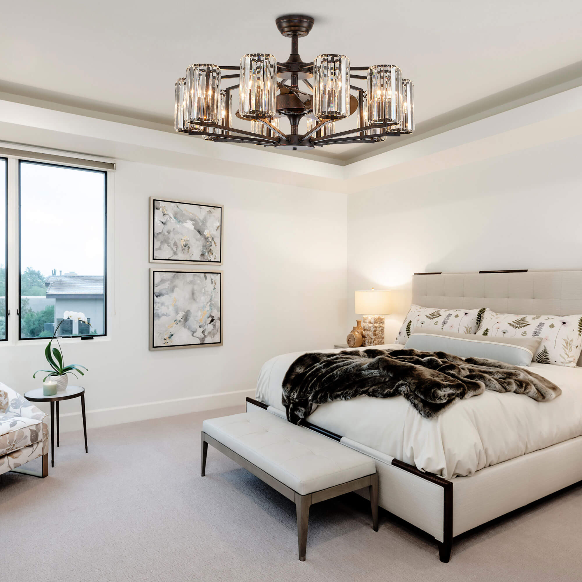 Chicago Wheel | 2023-Edition Decorative Luxury Mid-Century Modern Chandelier