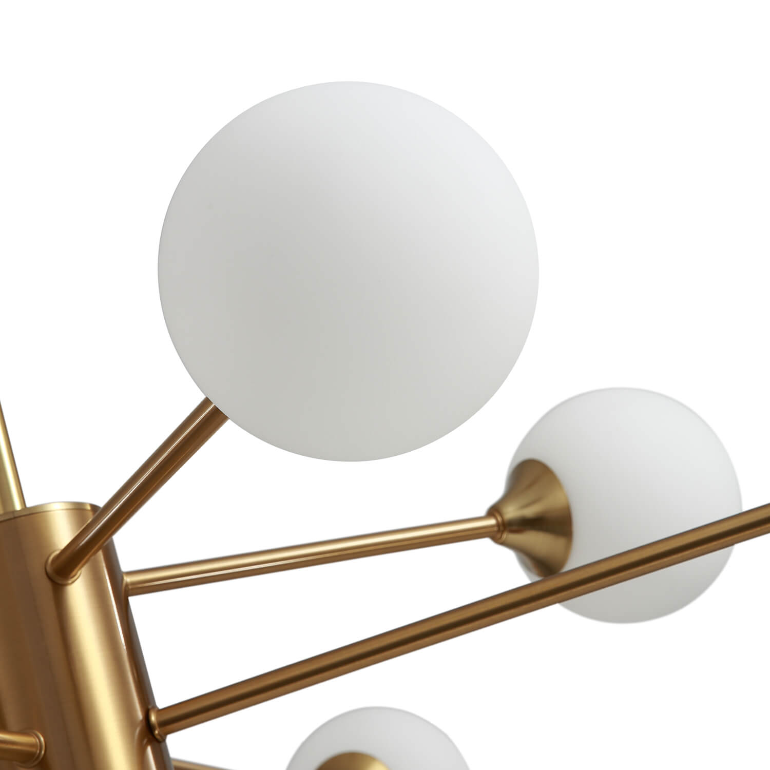 Sputnik Gold Globe 6 Lights Chandelier