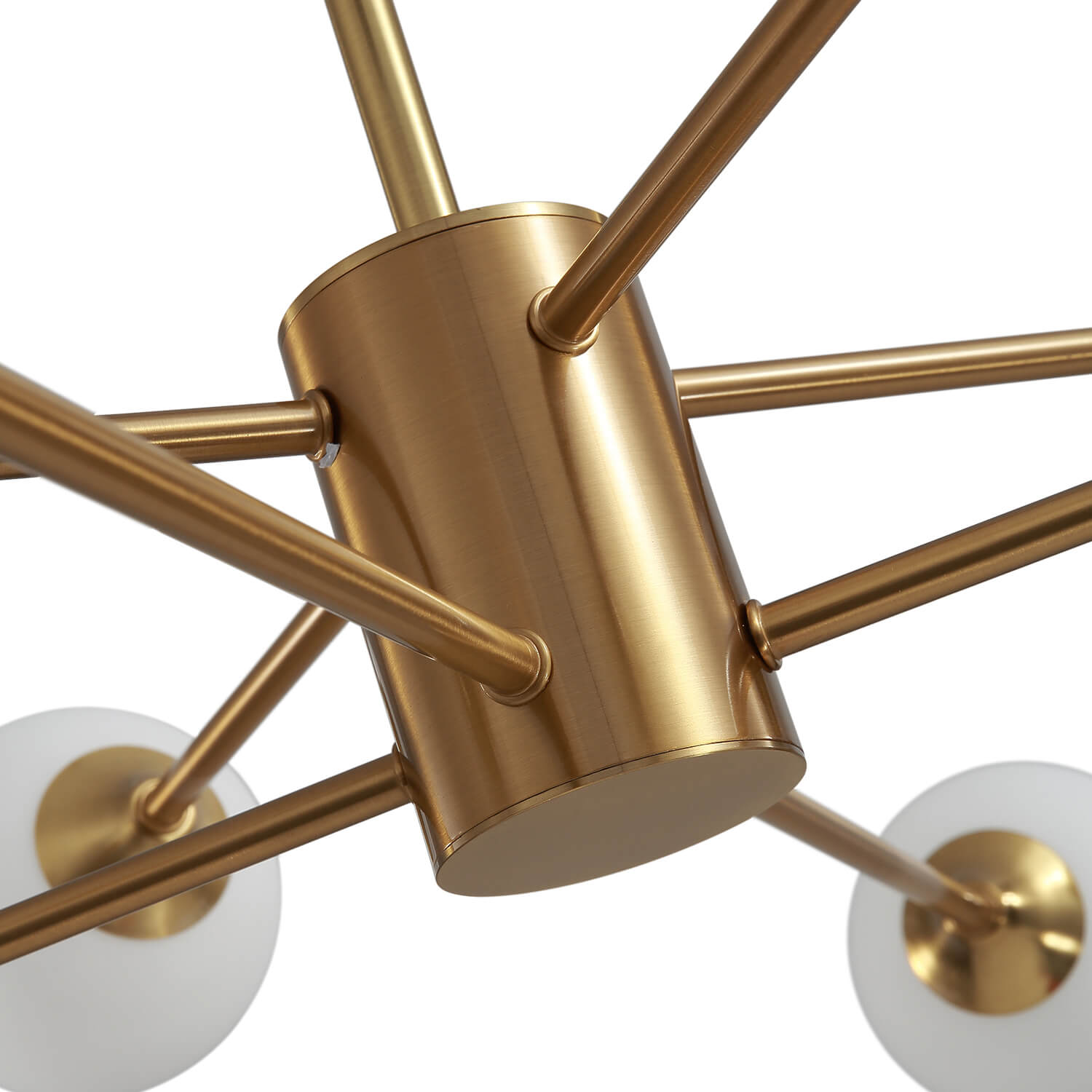 Sputnik Gold Globe 6 Lights Chandelier