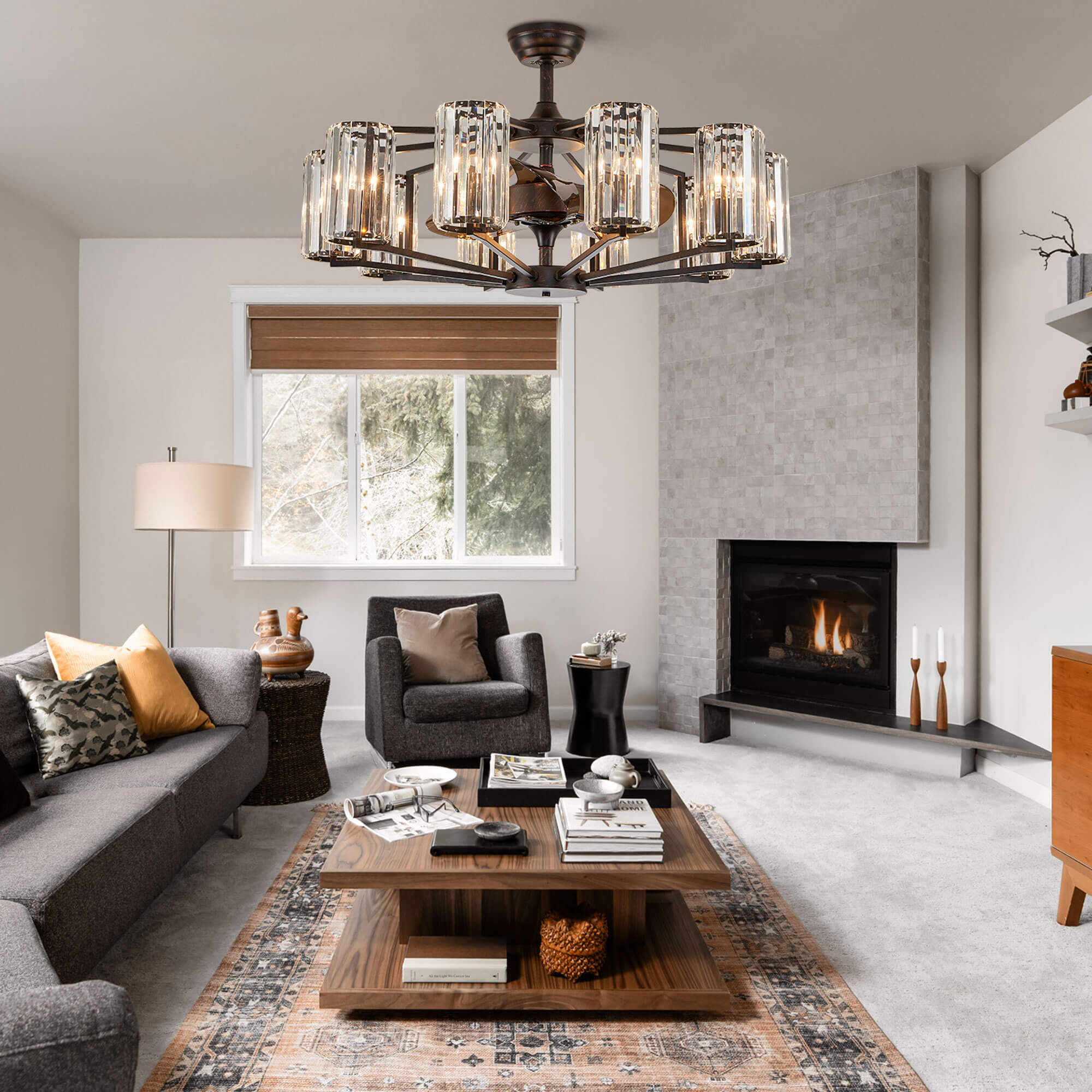 Chicago Wheel | 2023-Edition Decorative Luxury Mid-Century Modern Chandelier