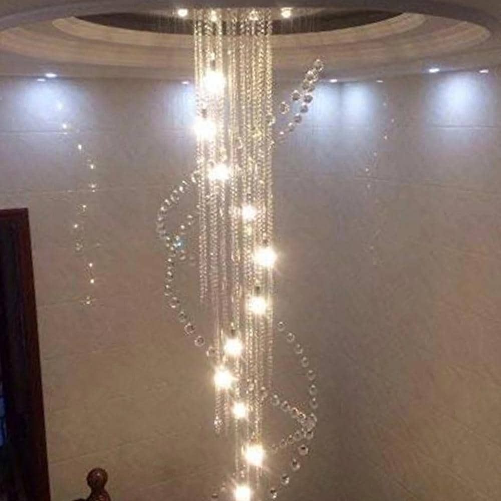 Modern-Chrome-Dual-Spiral-Raindrop-Crystal-Chandeler