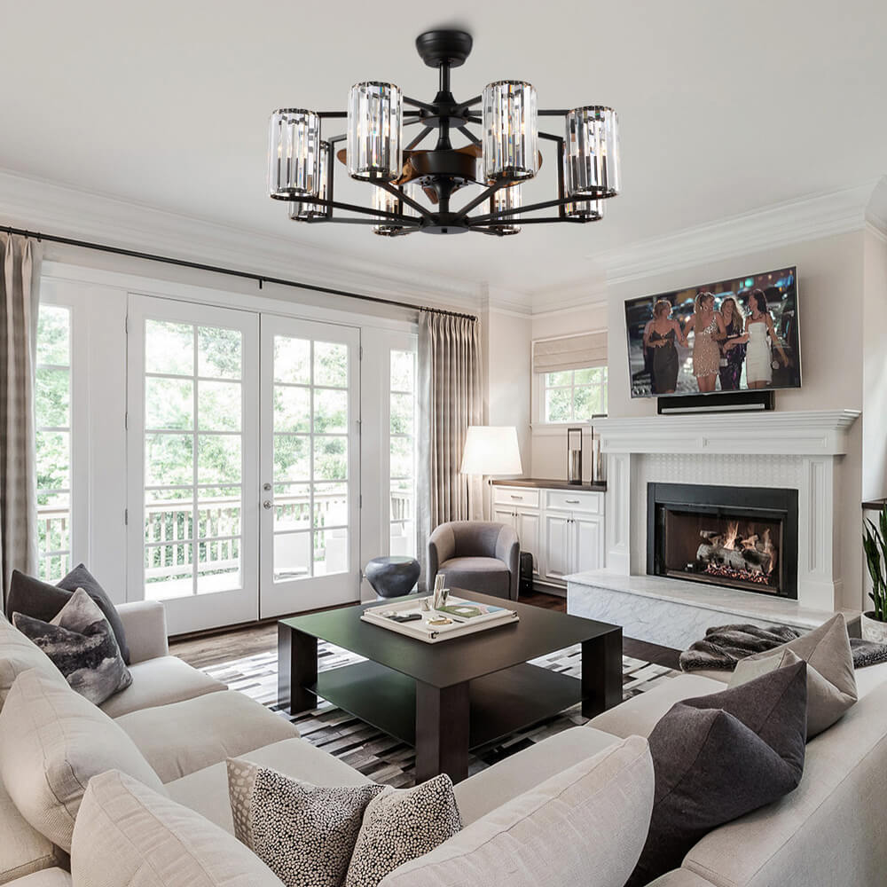 MOOONI-Fandelier-Bronze-Fan-Chandelier-Living-Room