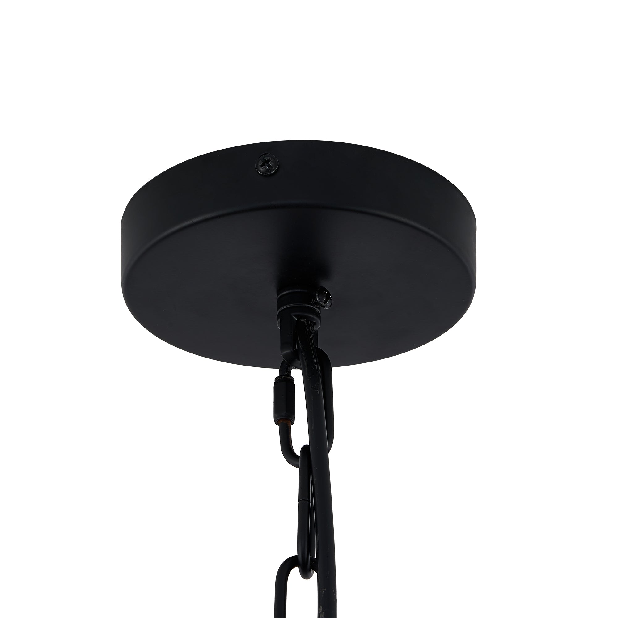 MOOONI-Matte-Black-Round-Crystal-Pendant-Light-Flush-Mount