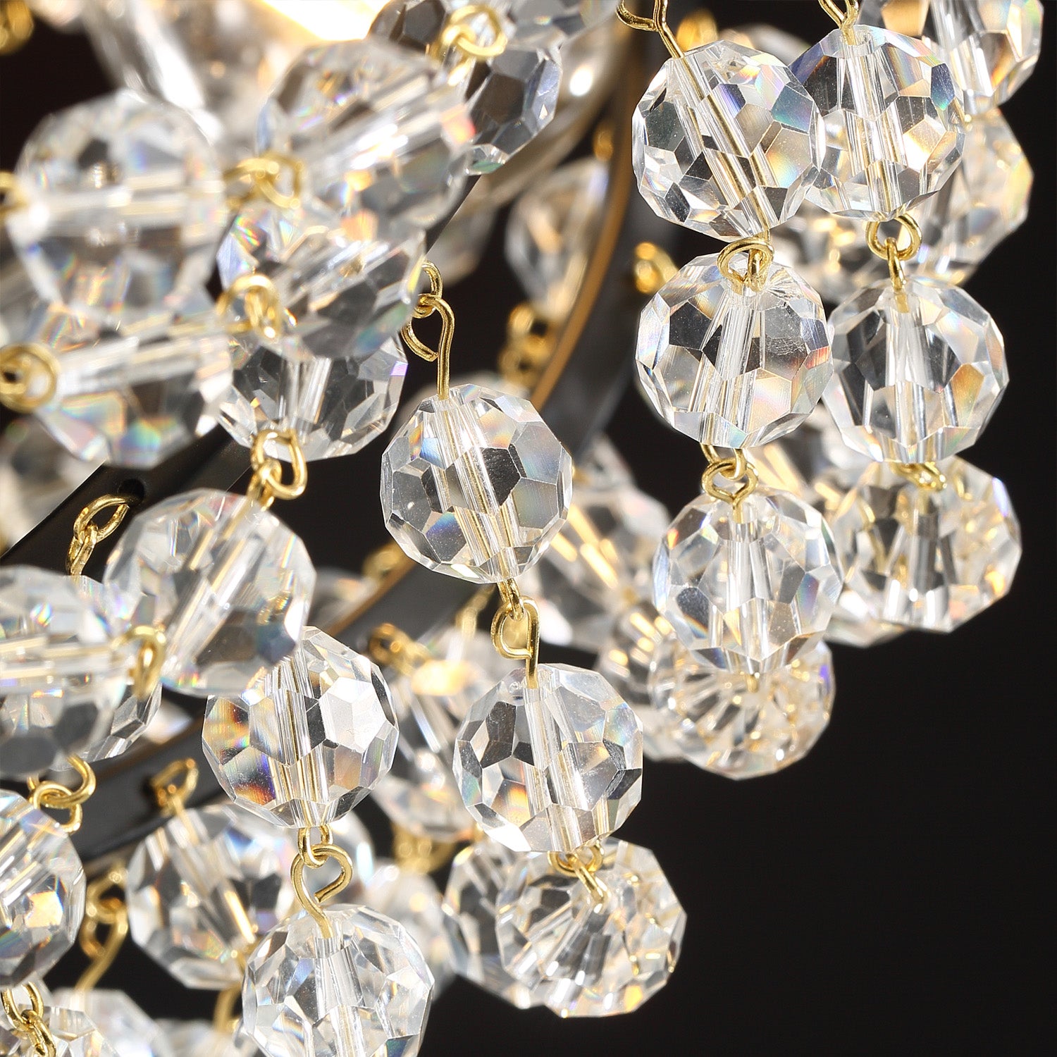 MOOONI-Ceiling-Fan-Light-Matte-Black-Industrial-Pumpkin-Pineapple-Beads-Fandelier-50“-Crystal-Ball