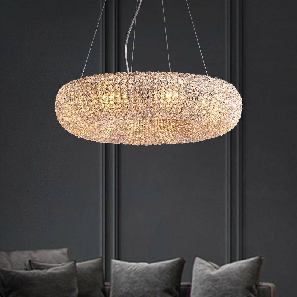 Modern-Gold-Octagonal-Bead-Ring-Crystal-Chandeler-Ceiling-Light