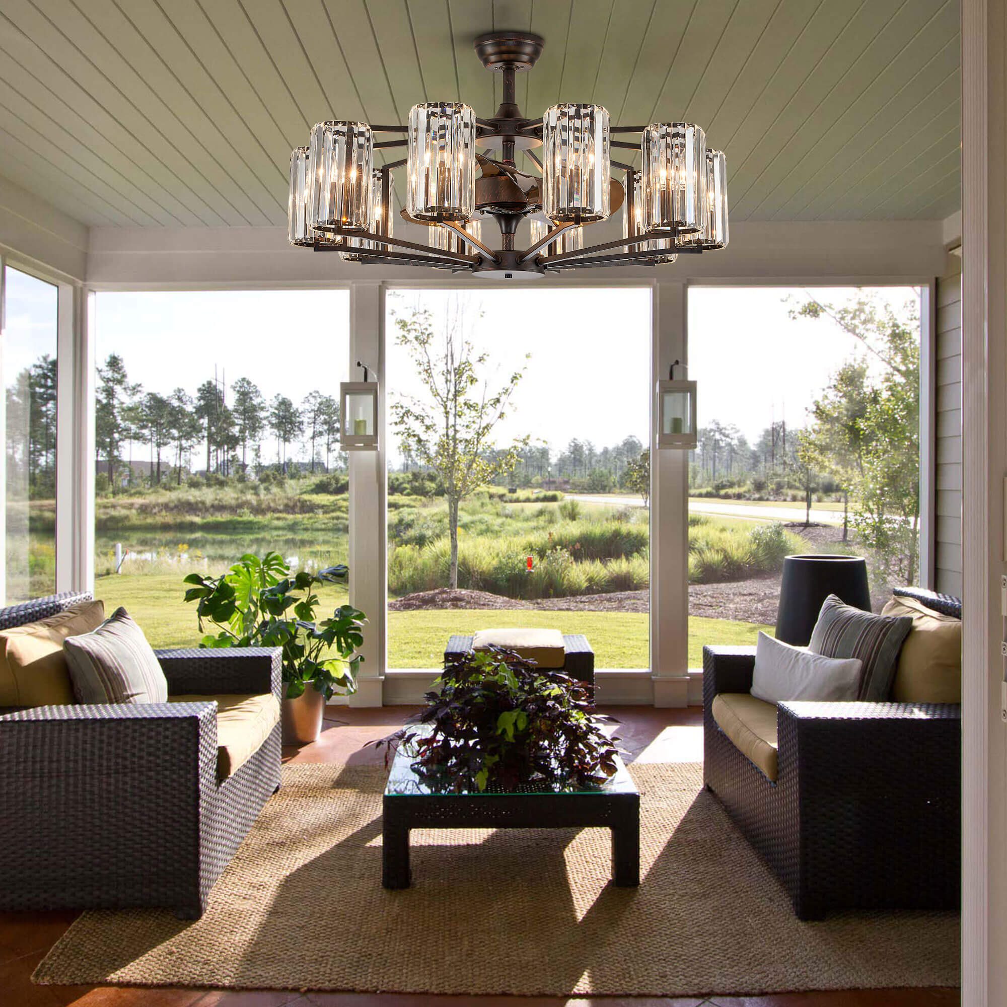 Chicago Wheel | 2023-Edition Decorative Luxury Mid-Century Modern Chandelier