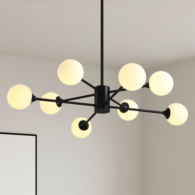 Normcore Black Globe 8 Lights Ceiling Lamp