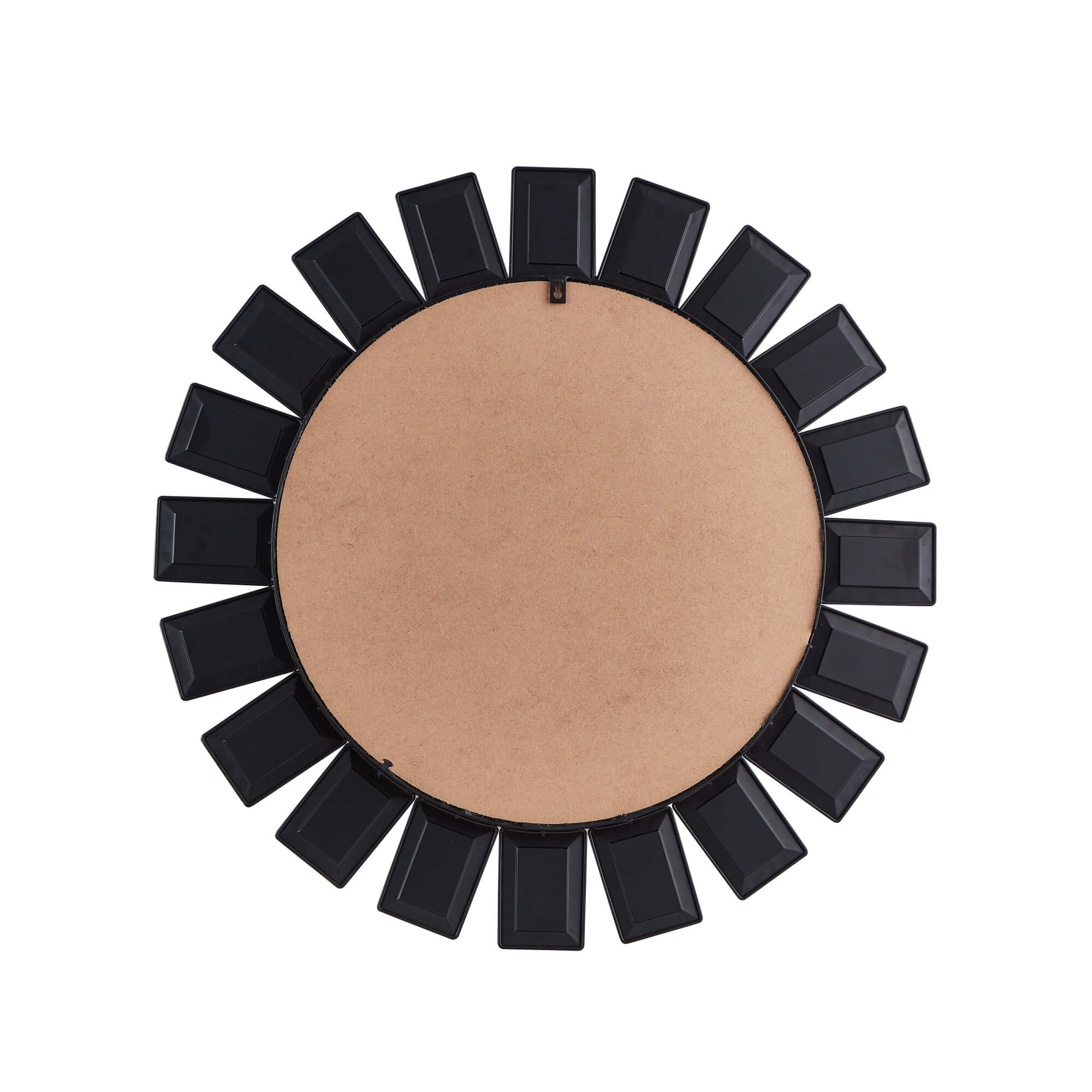 Vintage-Black-Metal-Frame-Round-Wall-Mirror