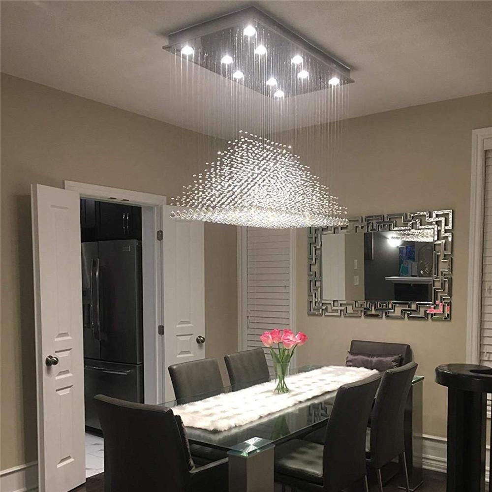 Moooni-Modern-Chrome-Raindrop-Pyramid-Crystal-Chandelier-Dining-Room
