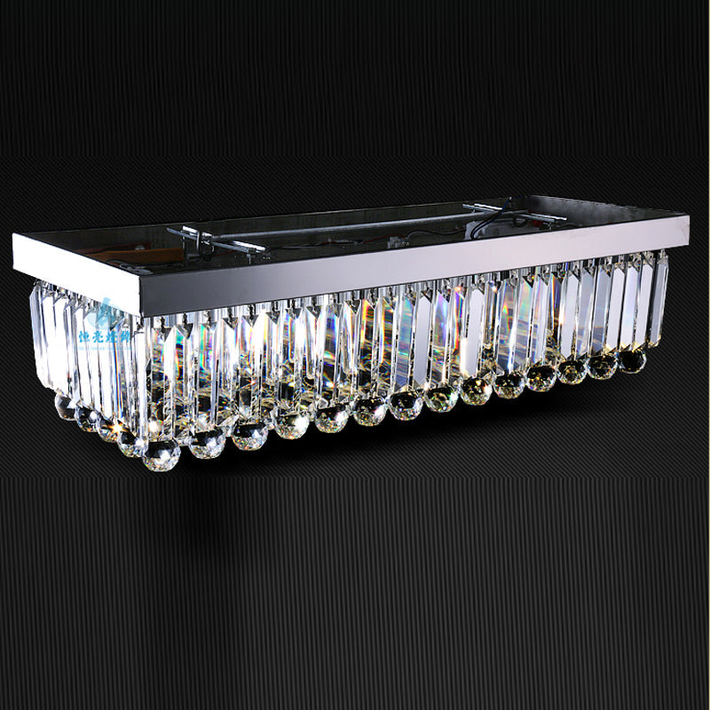 Rectangular Raindrop Crystal Chandelier - Ceiling Light 