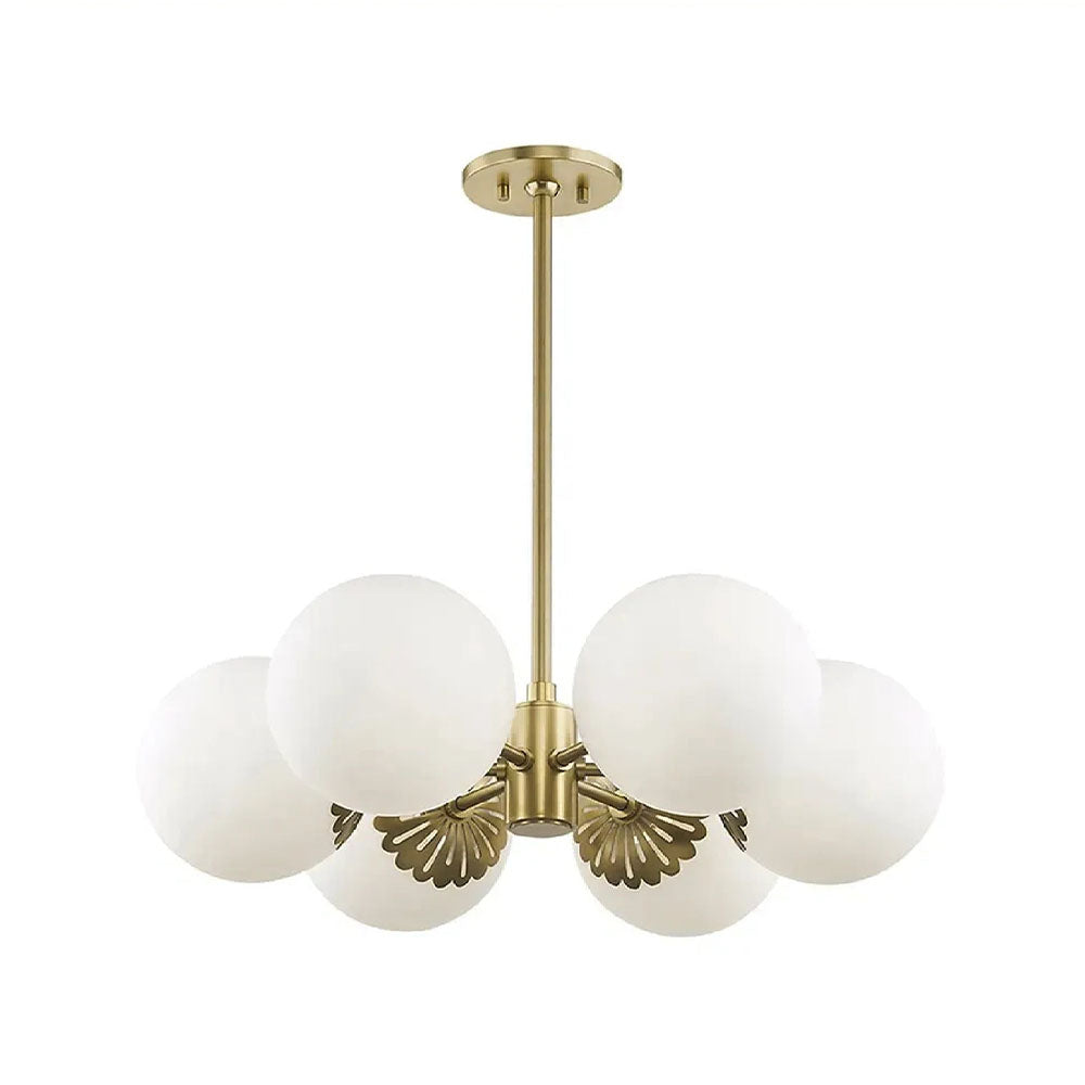Cloud Glass 6-Light Chandelier