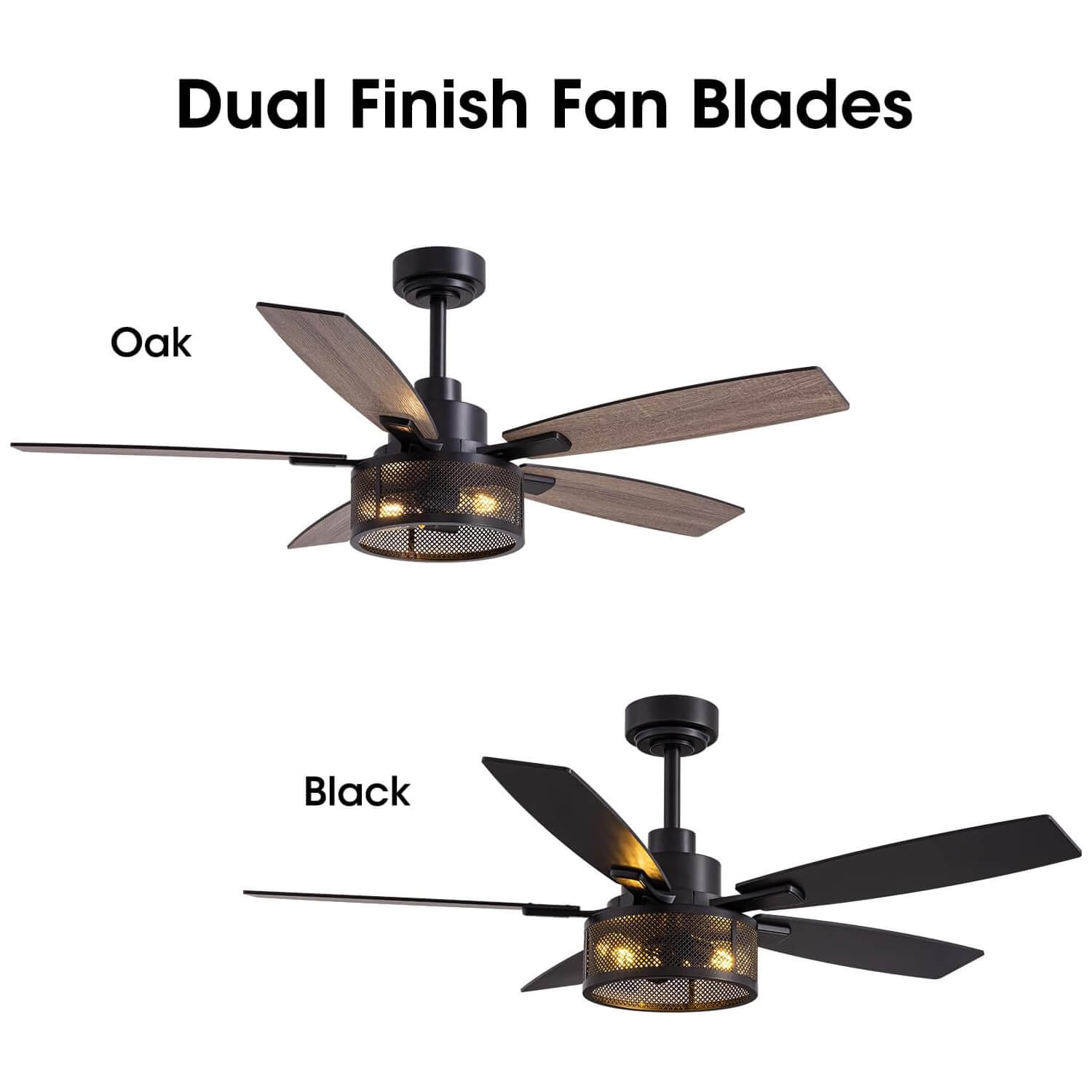 brise-52“-farmhouse-rustic-black-cage-ceiling-fan-with-lights-remote-included-ideal-for-bedroom-living-room-blade-forward-and-reverse-effect
