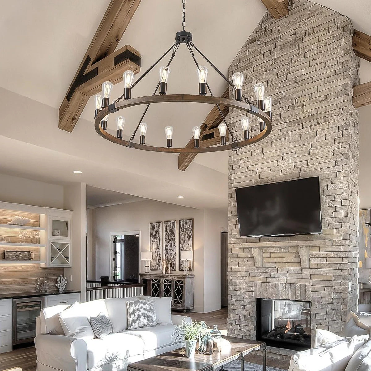 farmhouse-wood-wagon-wheel-chandelier--in-living-room-ch421-20250704-sofary-lighting