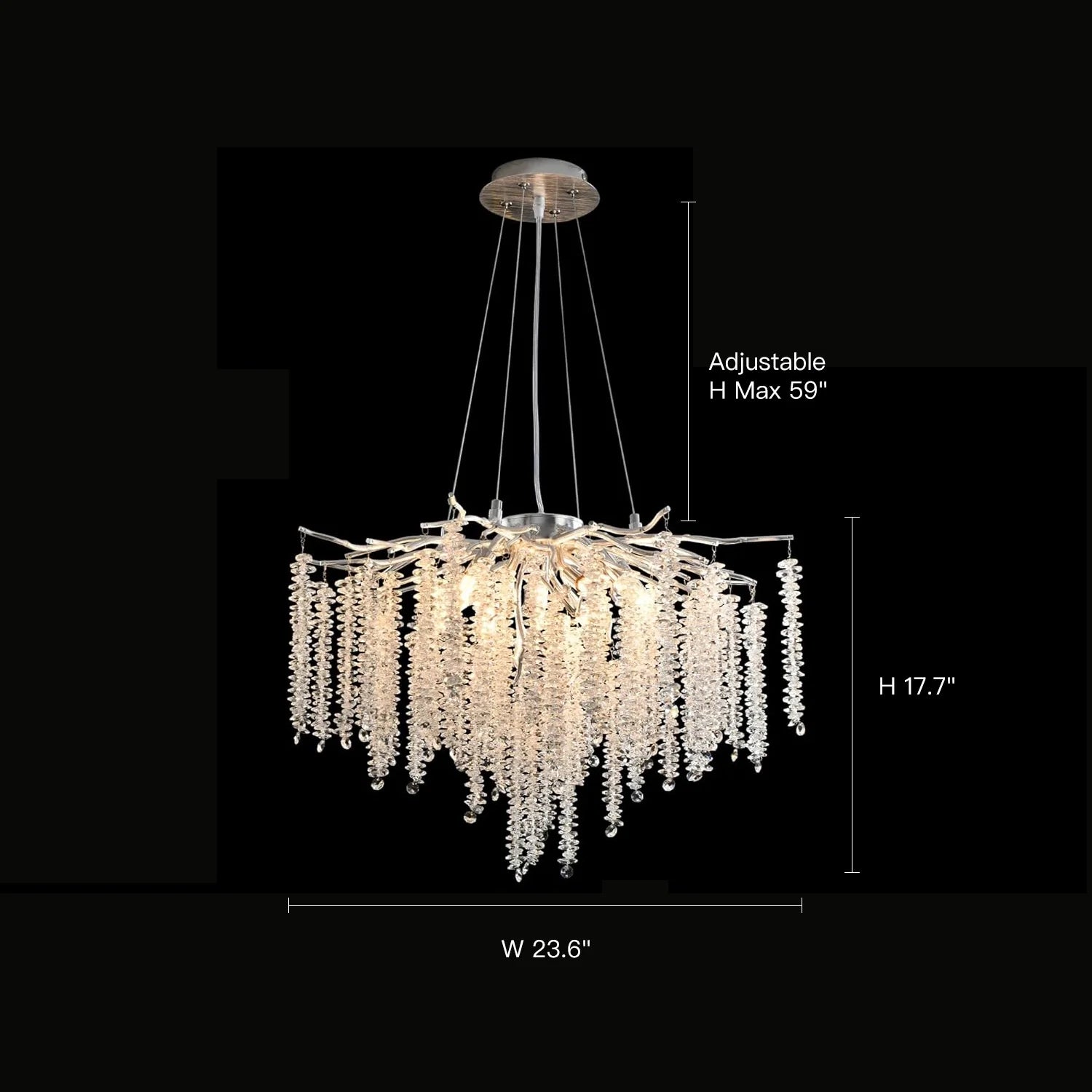luxury-french-silver-branch-chandelier-with-glass-tassels-in-small-size-ch405-20250619-Sofary-Lighting