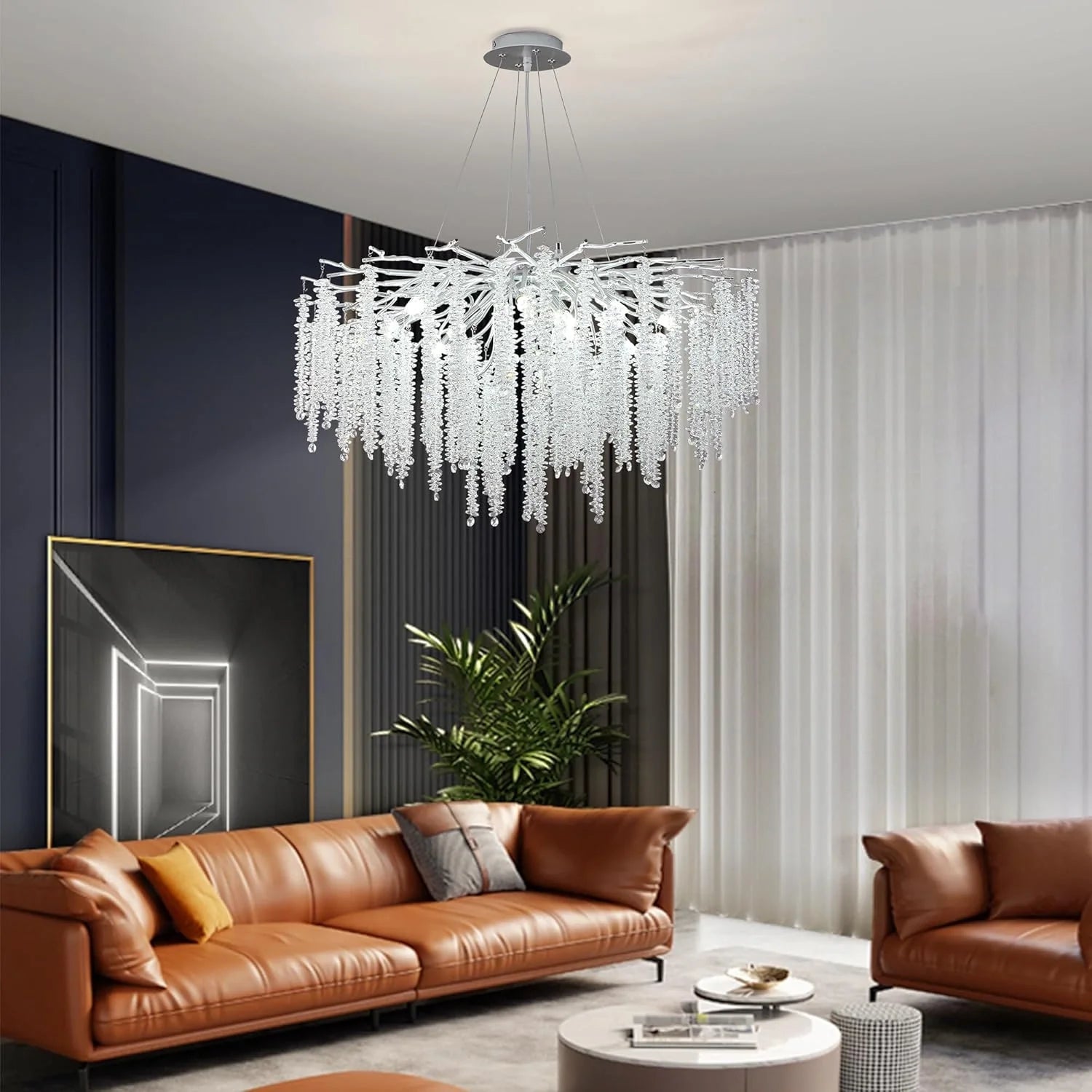 luxury-french-silver-branch-chandelier-with-glass-tassels-living-room-ch405-20250619-Sofary-Lighting