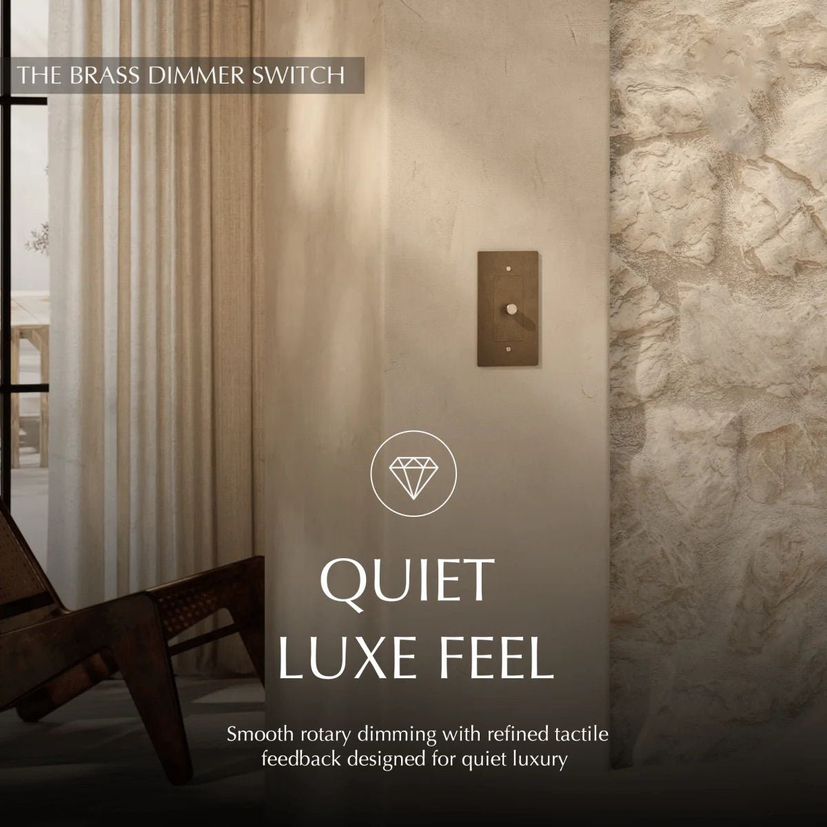 the-brass-dimmer-switch-quiet-feel | Sofary Lighting