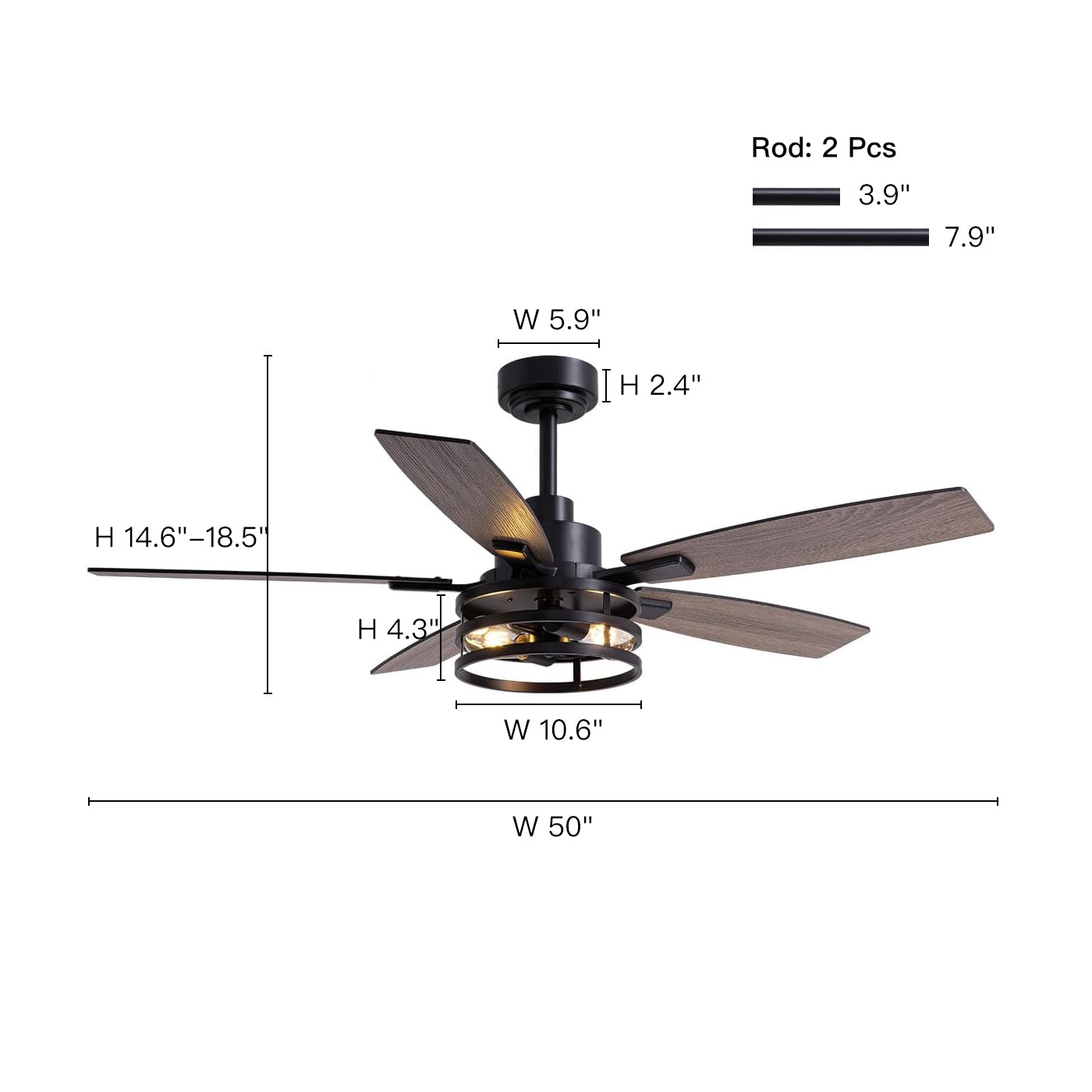 vintara-50-farmhouse-rustic-black-cage-ceiling-fan-with-lights-remote-included-ideal-for-bedroom-living-room-main-2