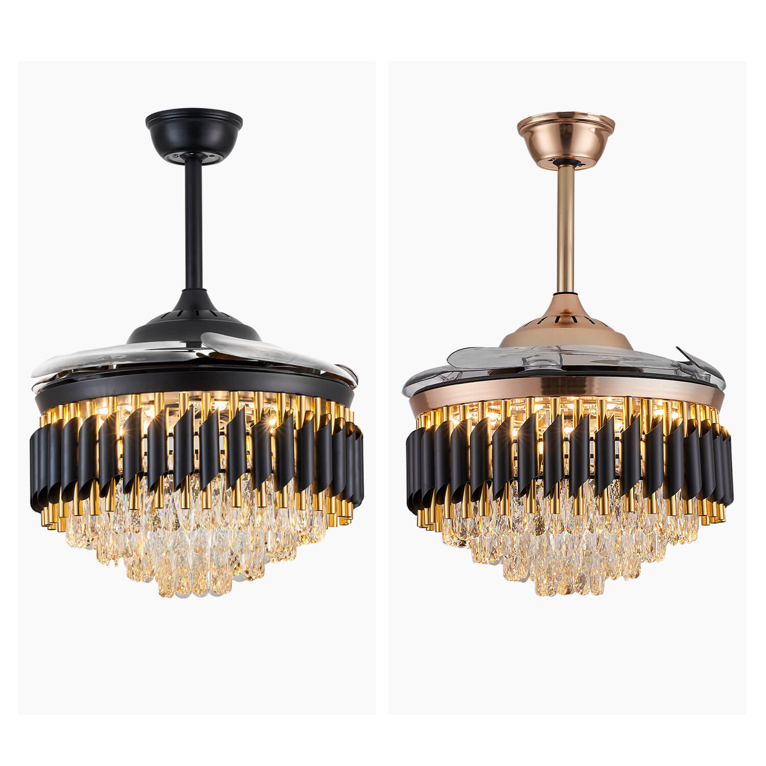 MOOONI-Fandelier-Crystal-For-Bedroom-Gold-And-Black