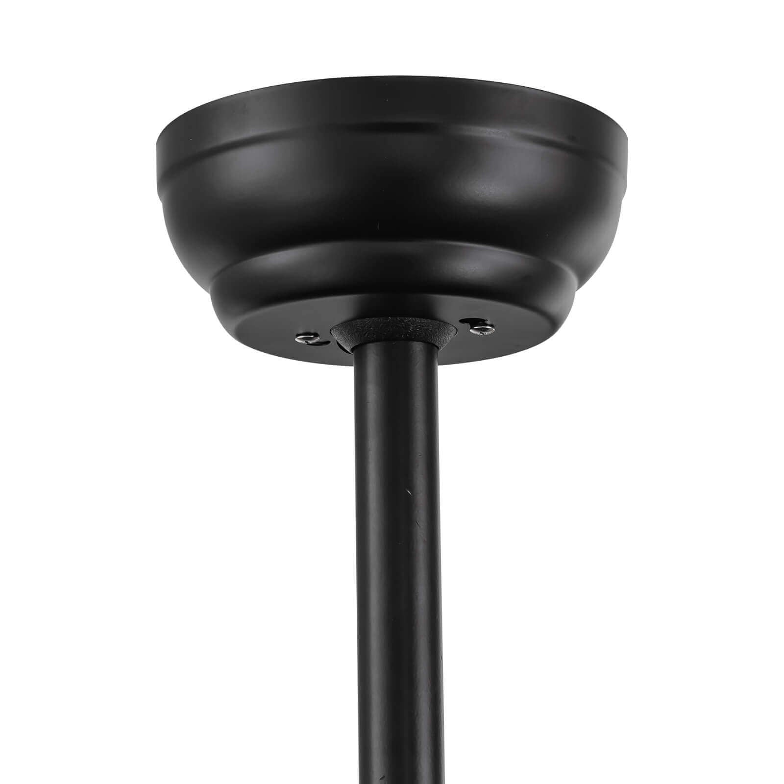 Industrial Black Caged Retractable Fandelier