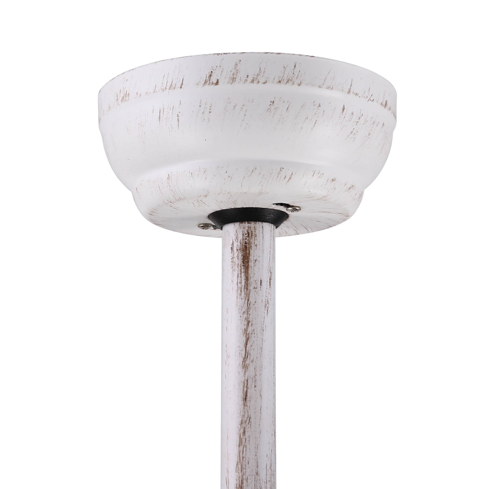 Wooden French Country Beaded Ceiling Fan Light