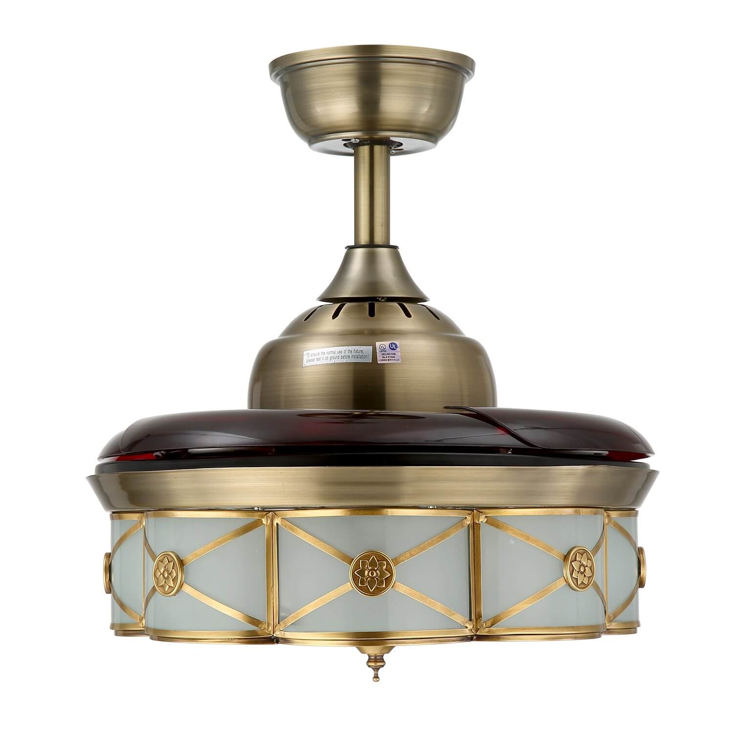 MOOONI-Ceiling-Fan-Chandelier-Bronze-Retractable-Vintage-Fandelier-Blades-Closed