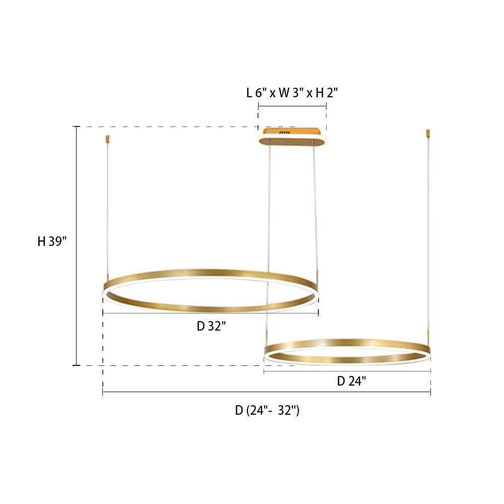 Modeen-Glod-2-Ring-Chandelier-Size-D24"-And-D32"