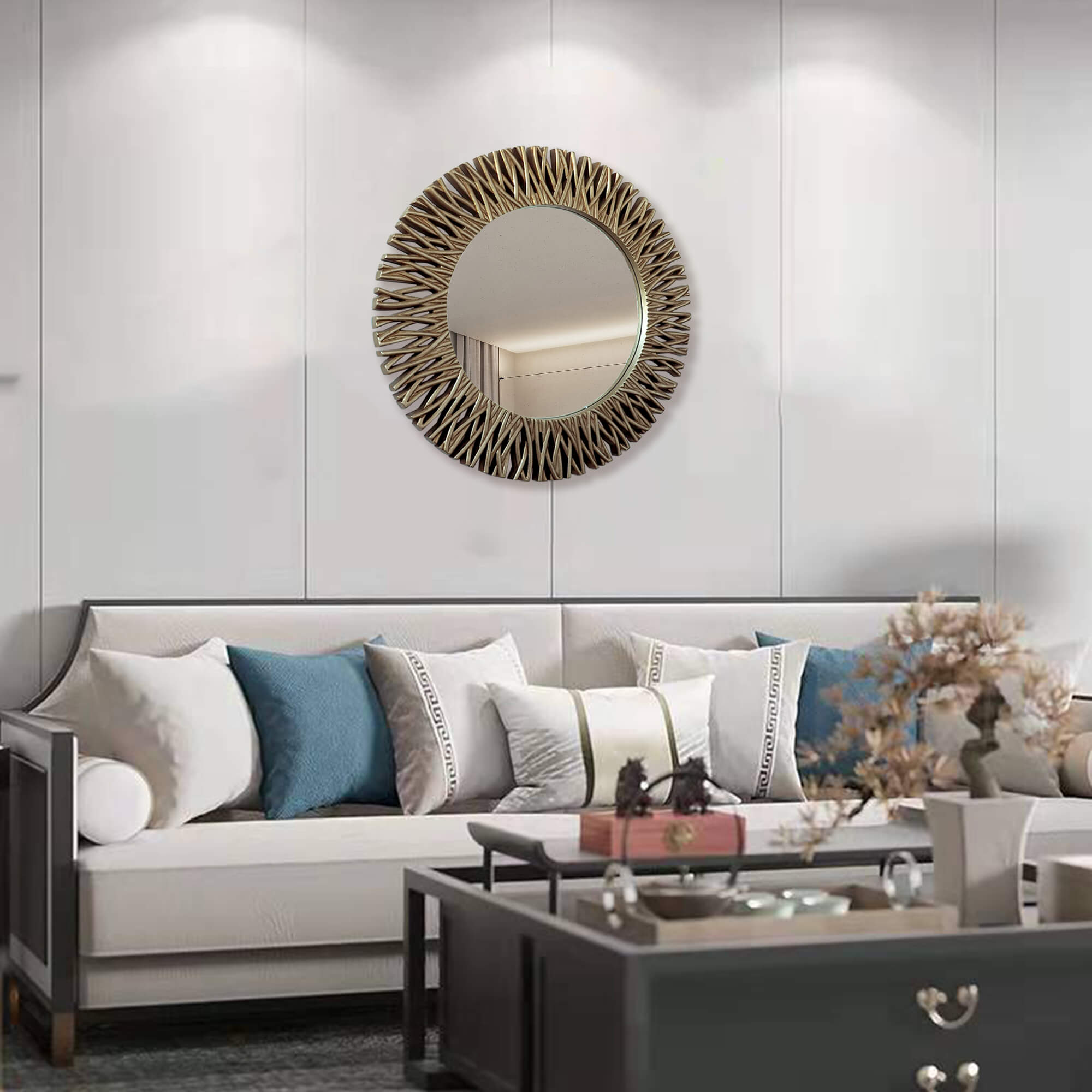 Vintage-Bronze-Metal-Frame-Branches-Round-Accent-Mirror