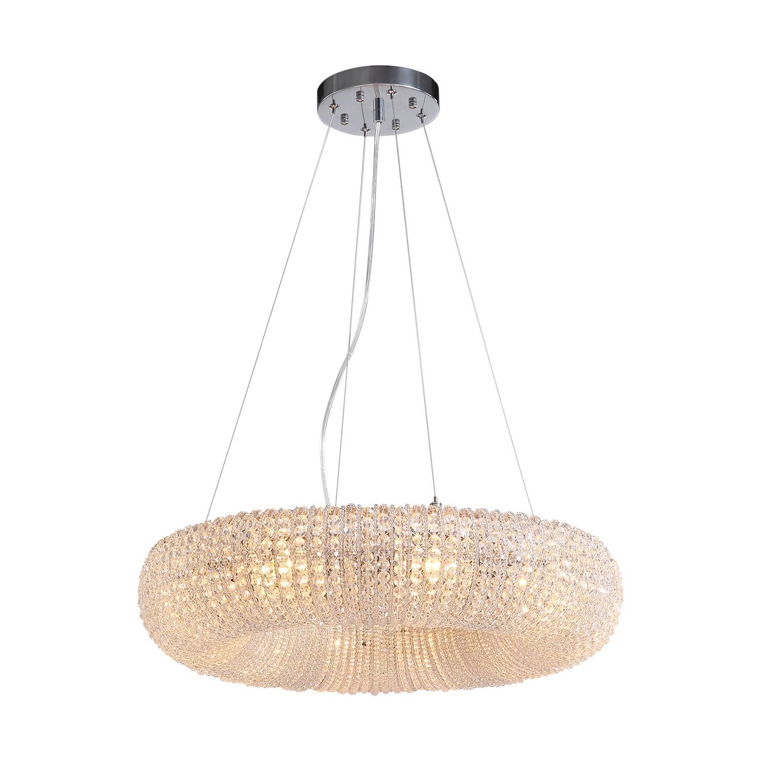 Modern-Chrome-Octagonal-Bead-Ring-Crystal-Chandeler-Ceiling-Light