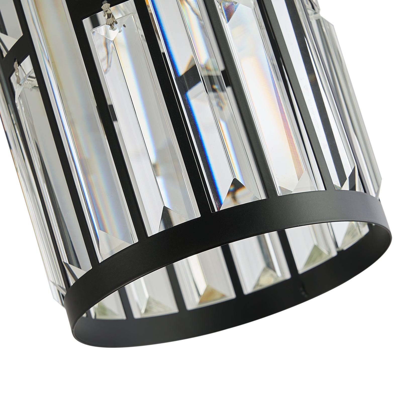 MOOONI-Vintage-Spiral-Matte-Black-Crystal-Chandelier-Shape