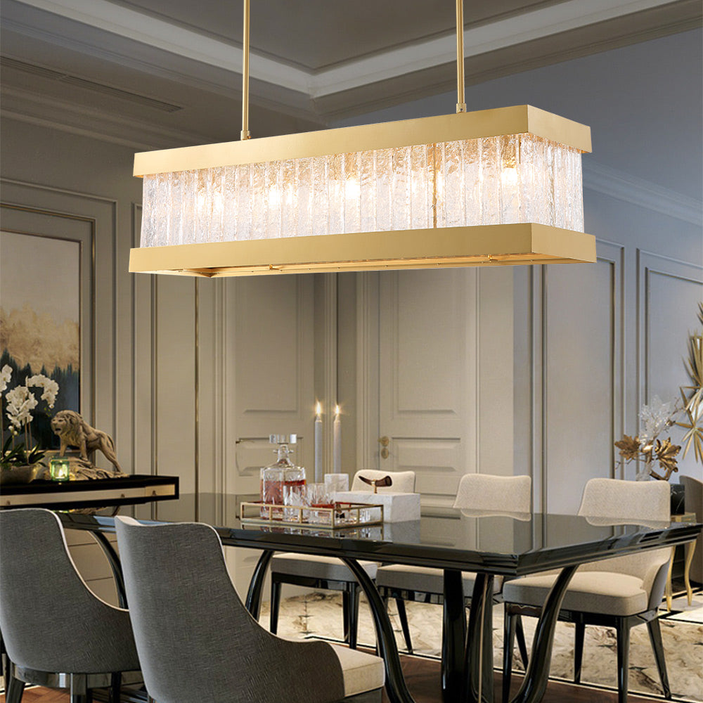 Rectangle Crystal Chandelier