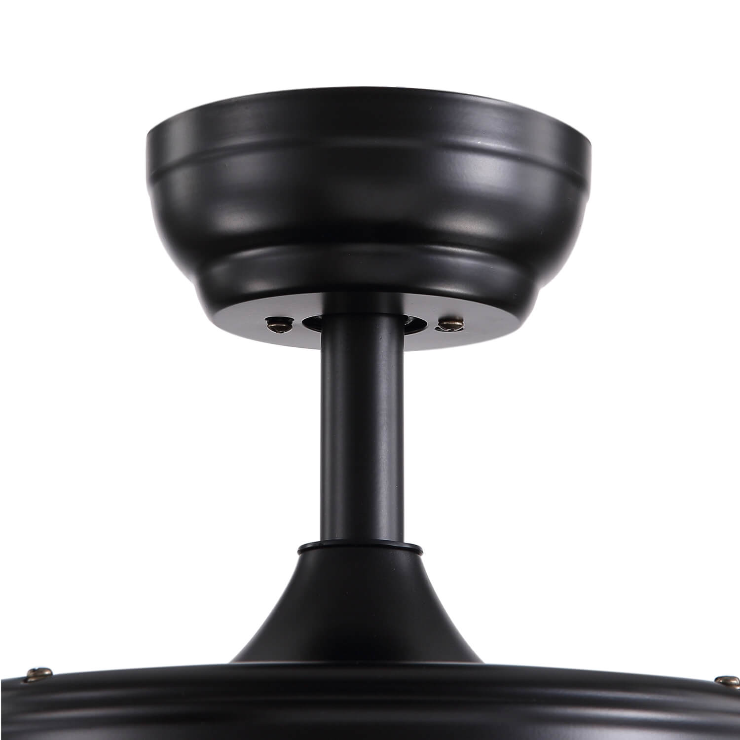 MOOONI-Ceiling-Fan-Light-Matte-Black- Tiffany-Art-Class-Fandelier-51“-Downrod