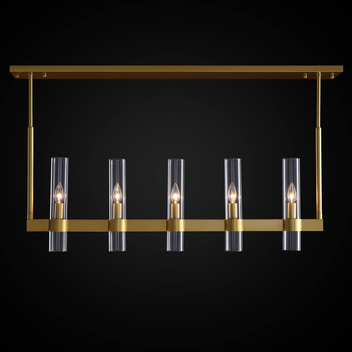 Modern-Gold-Linear-Island-Chandelier-Pendant-Lighting