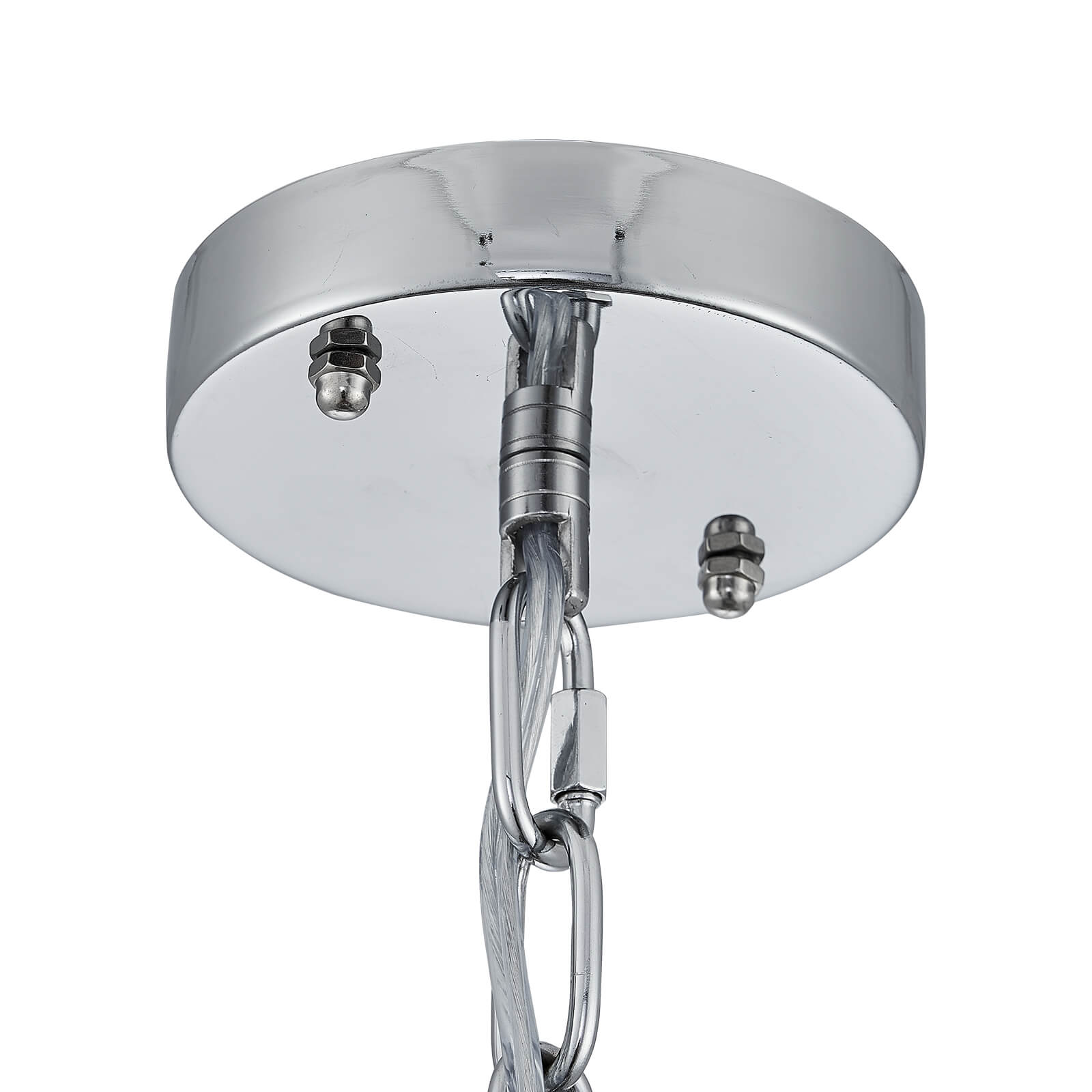 Victoria Deep Gray Metal Frame Crystal Chandelier