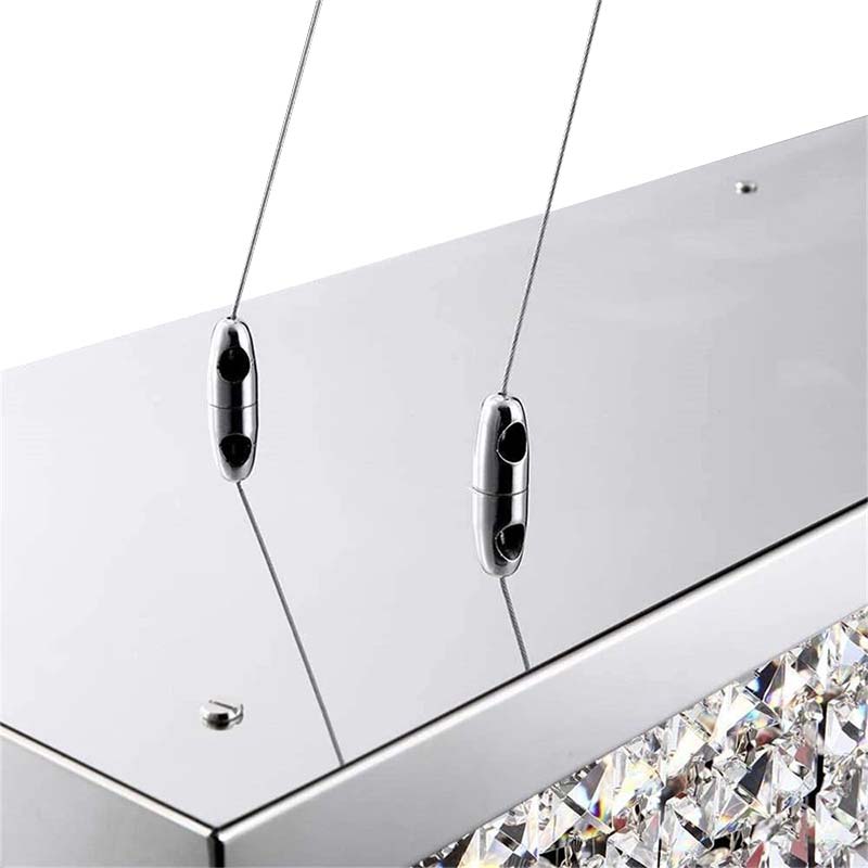 Modern-Chrome-Raindrop-Rectangular-Crystal-Chandelier