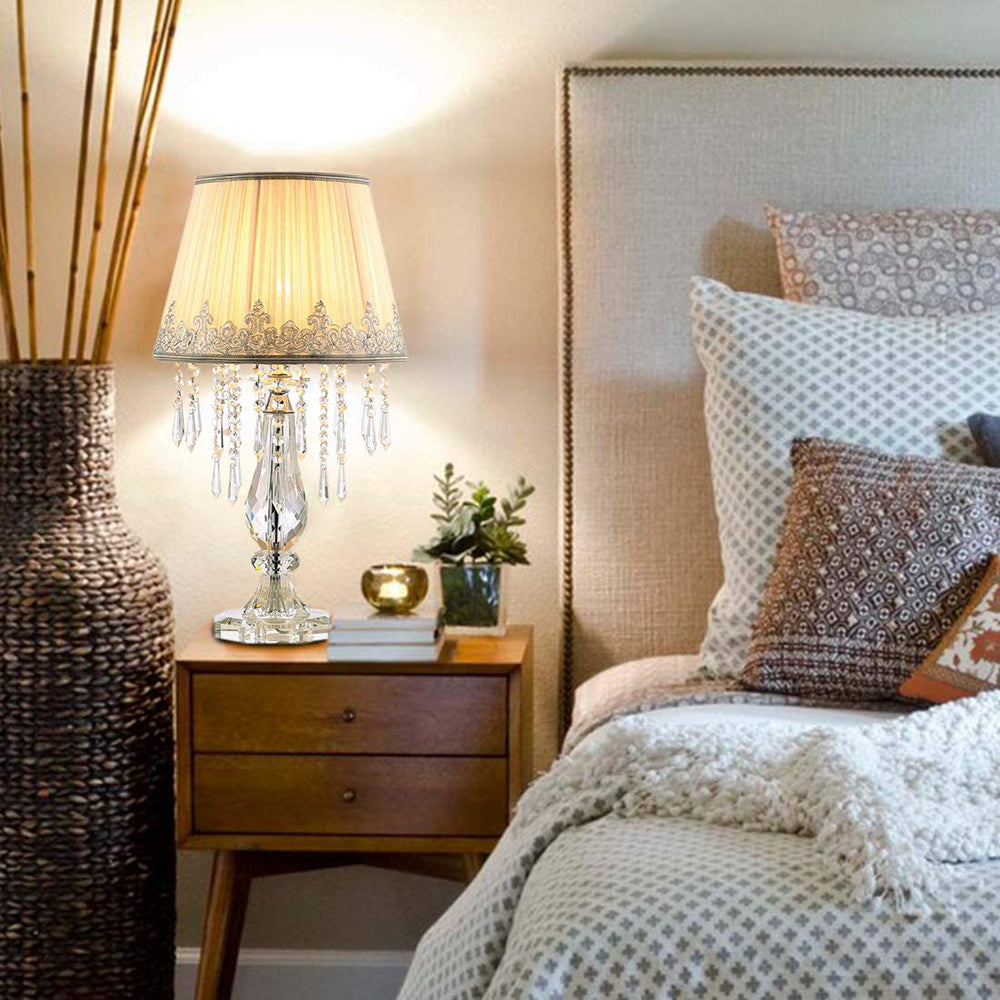Modern-White-Bedside-Crystal-Table-Lamp-For-Bedroom