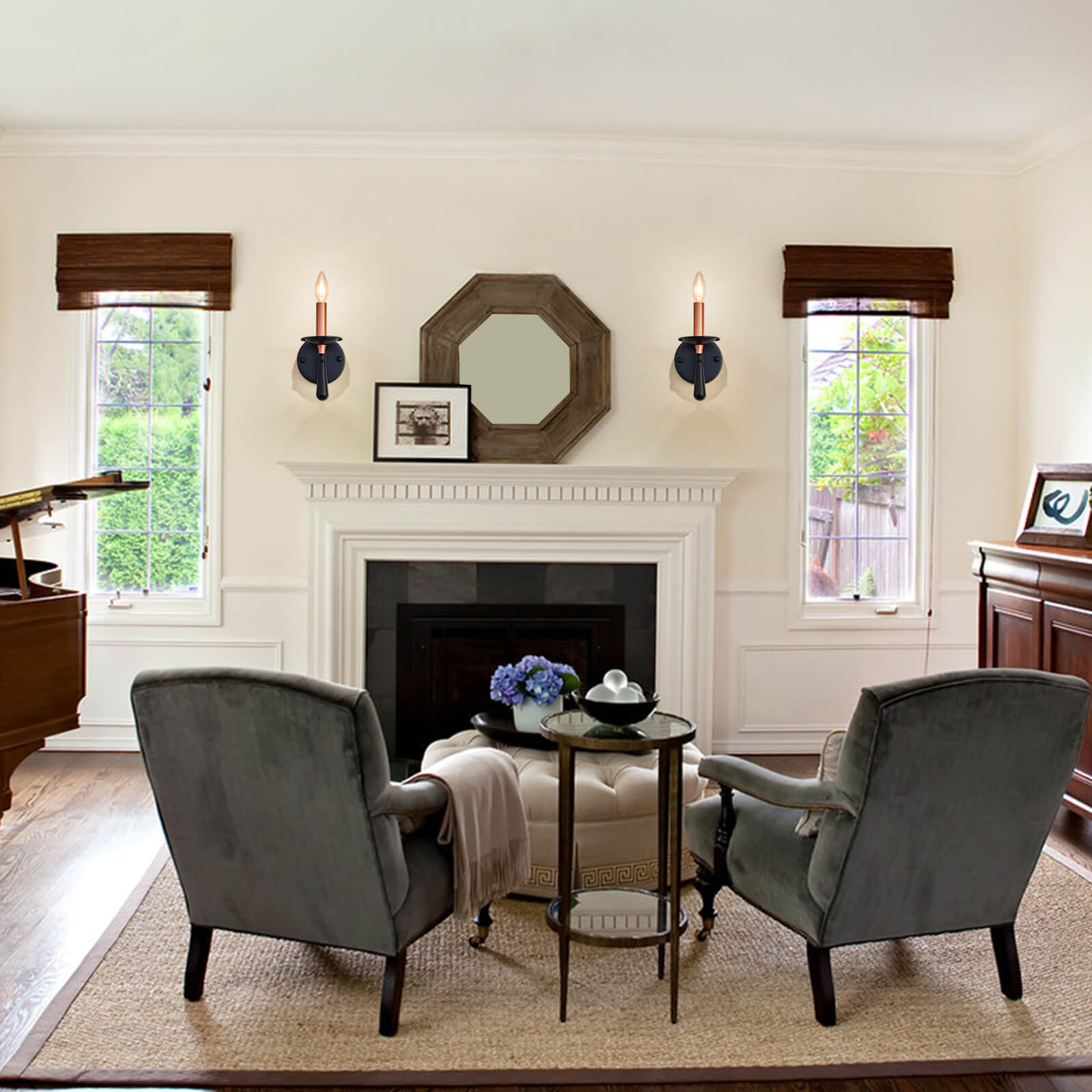 Night Rose Single Head Light Wall Lamp