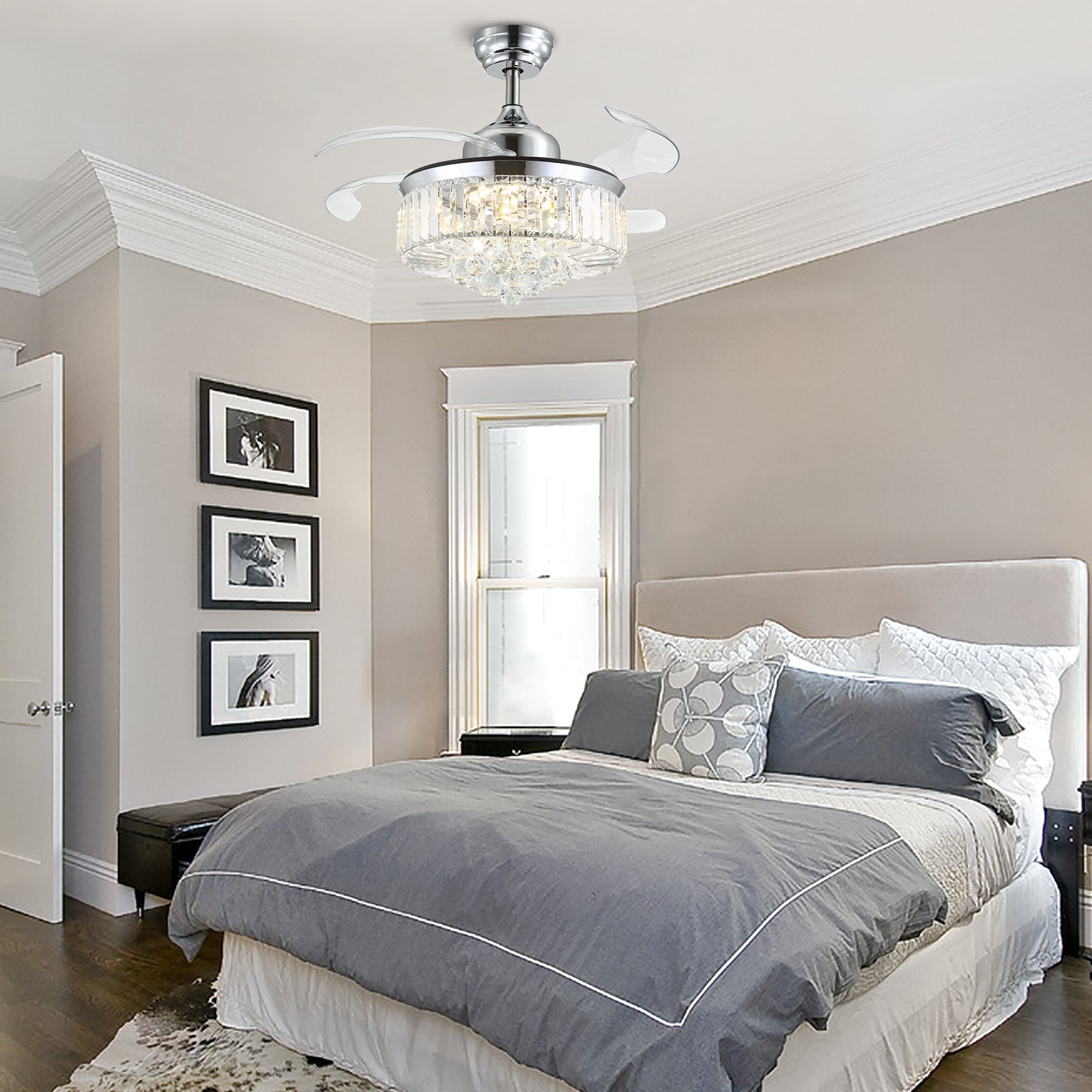 MOOONI-Fan-Chandelier-Chrome-Crystal-Retractable-Ceiling-Fan-Bedroom
