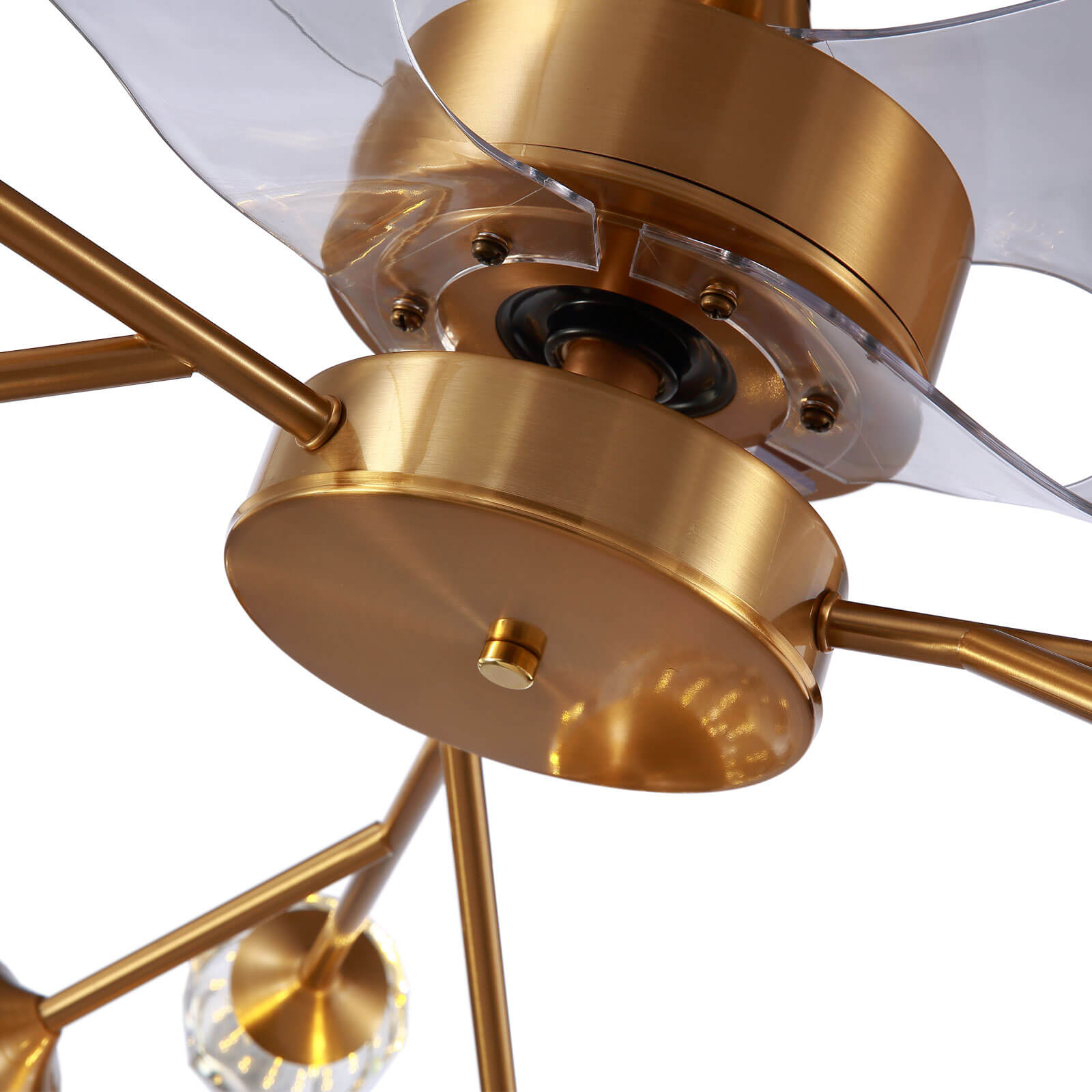 MOOONI-Ceiling-Fan-Chandelier-Vintage-Bronze-Sputnik-Crystal -Fandelier-9-Lights