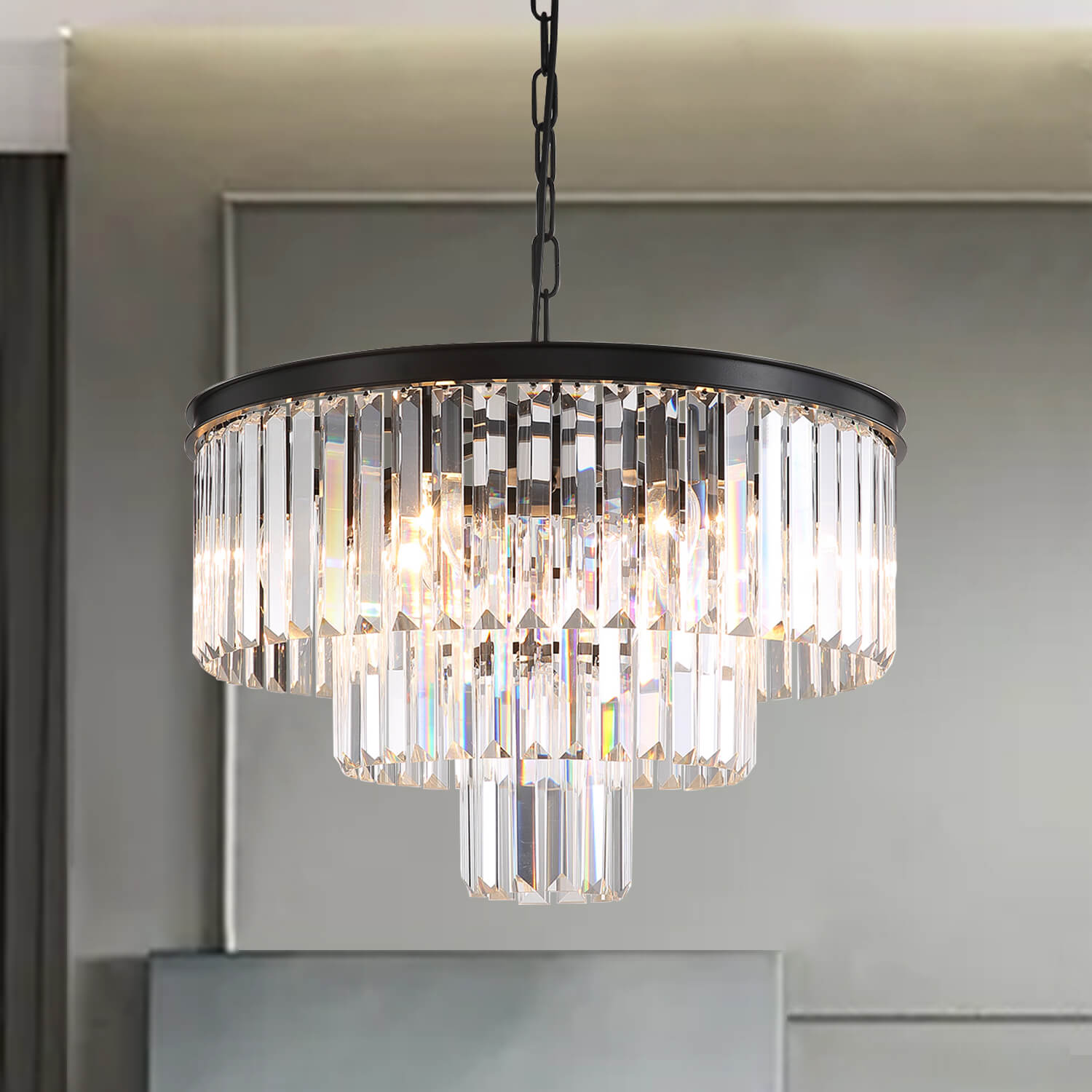 MOOONI-Vintage-Black-3-Tier-Crystal-Chandelier